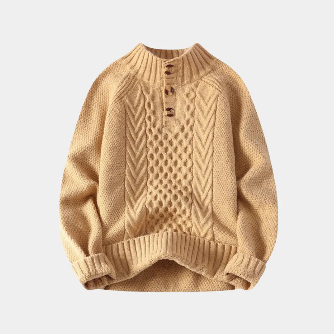 Klassischer Strickpullover
