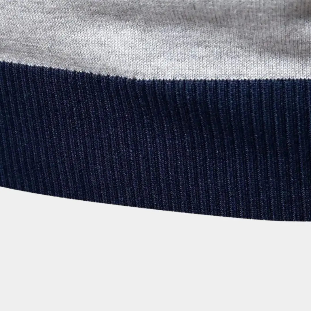 Knit Color Half Zip-Strickwaren