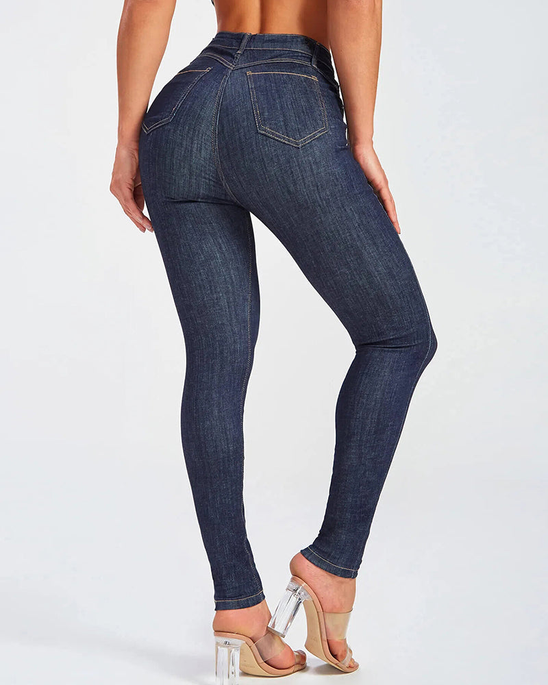 Hochelastische Kolumbianische Jeans