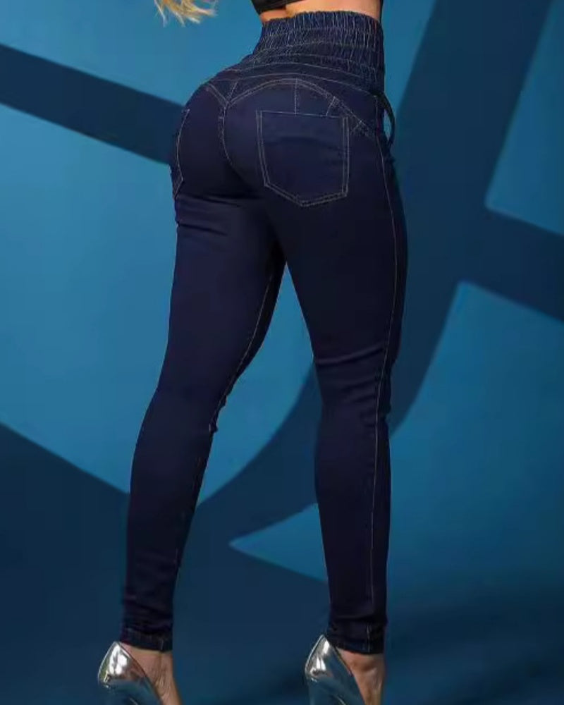 Jeans mit Hoher Taille