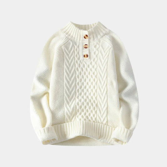 Klassischer Strickpullover