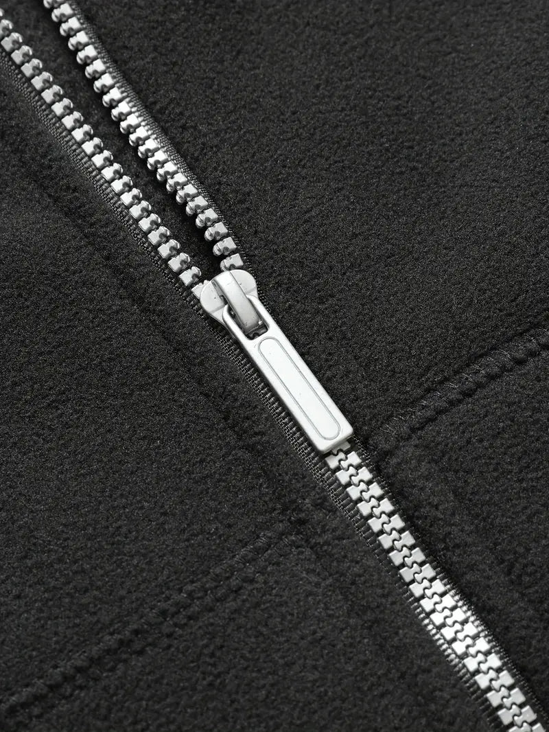 Aubin™ Langärmeliger Kapuzenpullover Mit Reißverschluss Und Taschen