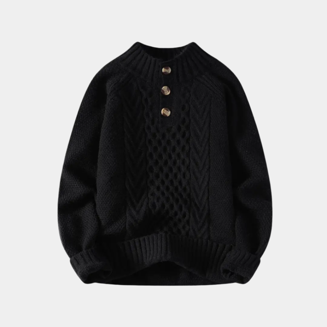 Klassischer Strickpullover