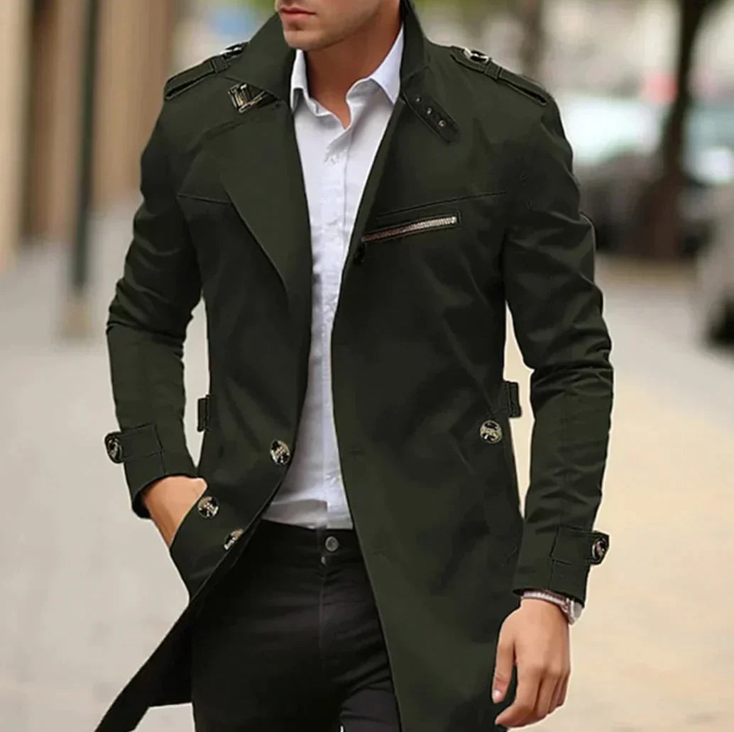 Eleganter Frühlings Trenchcoat für Männer