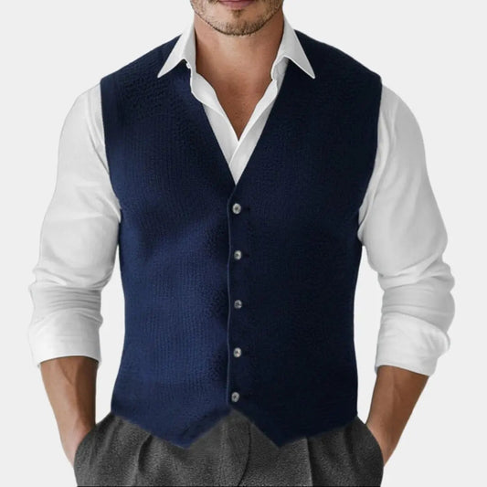 Kaschmir Cardigan-Weste