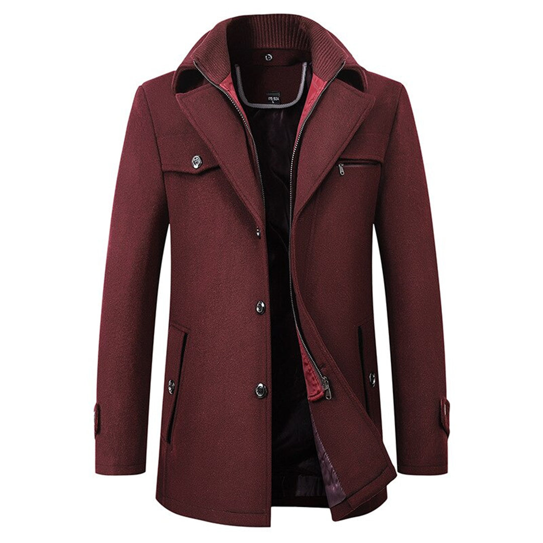 Langer Mantel - Warme Jacke
