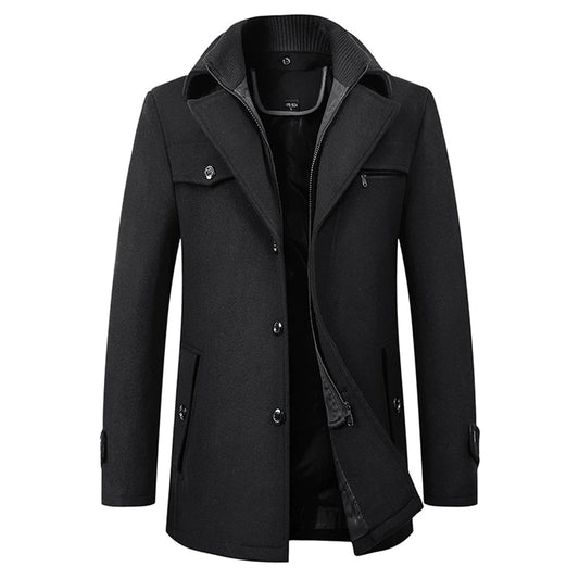 Langer Mantel - Warme Jacke