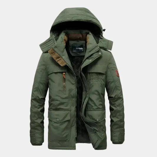 Warme Kapuzenjacke