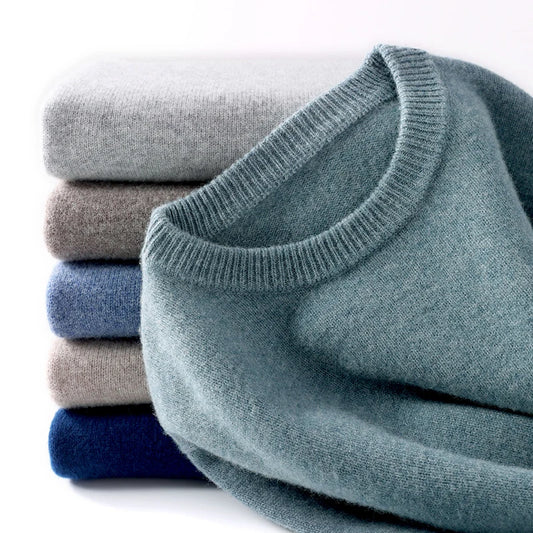 Herren Wollpullover weich und flauschig