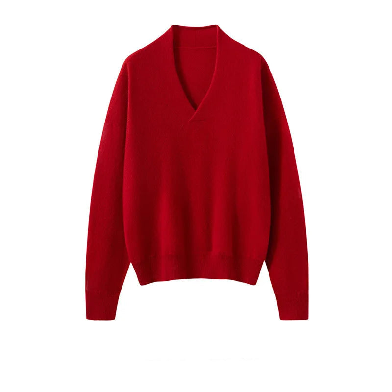 Kaschmir Damen Pullover weich & bequem für Herbst und Winter