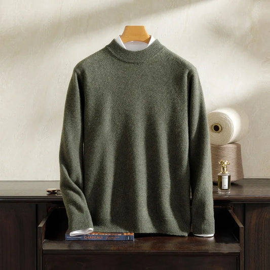 Herren Rollkragenpullover aus 95% Kaschmir