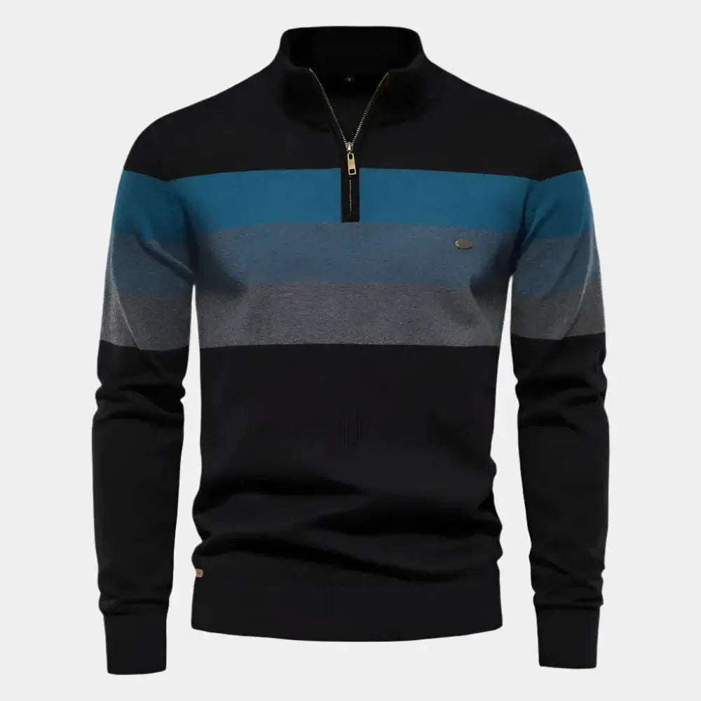 Exquisiter Pullover mit hohem Kragen