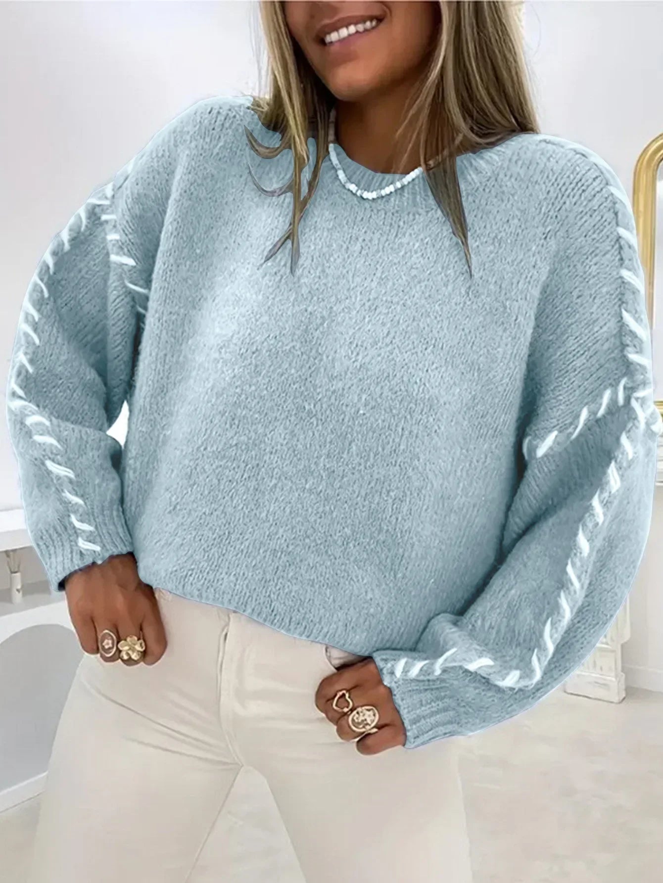 Flauschraum Strickpullover