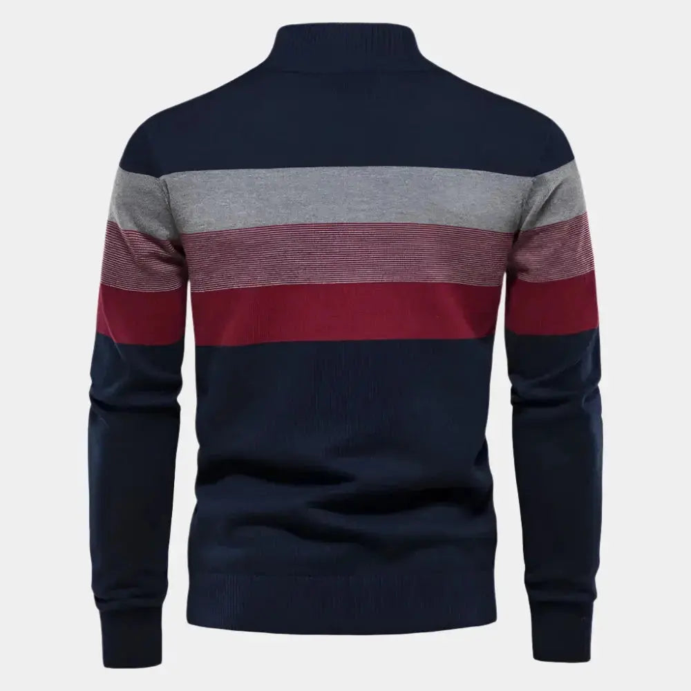 Exquisiter Pullover mit hohem Kragen