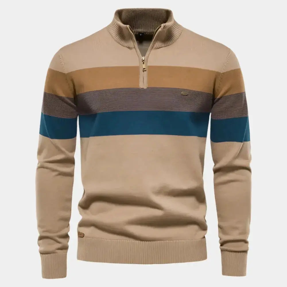 Exquisiter Pullover mit hohem Kragen