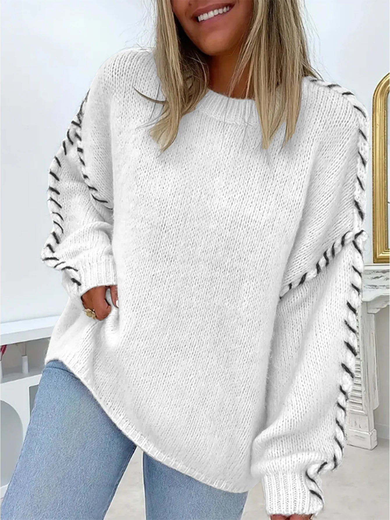 Flauschraum Strickpullover