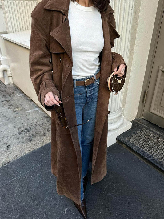 Sophie™ Stylischer Trenchcoat aus Leder