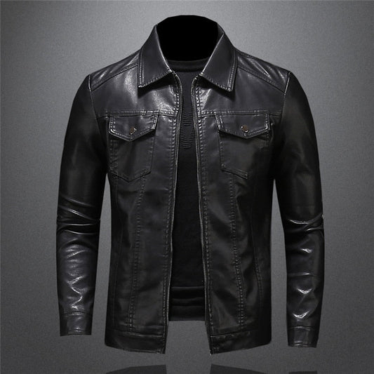 Leder Jacke
