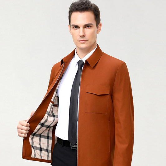 Stilvolle Jacke mit Farbakzent