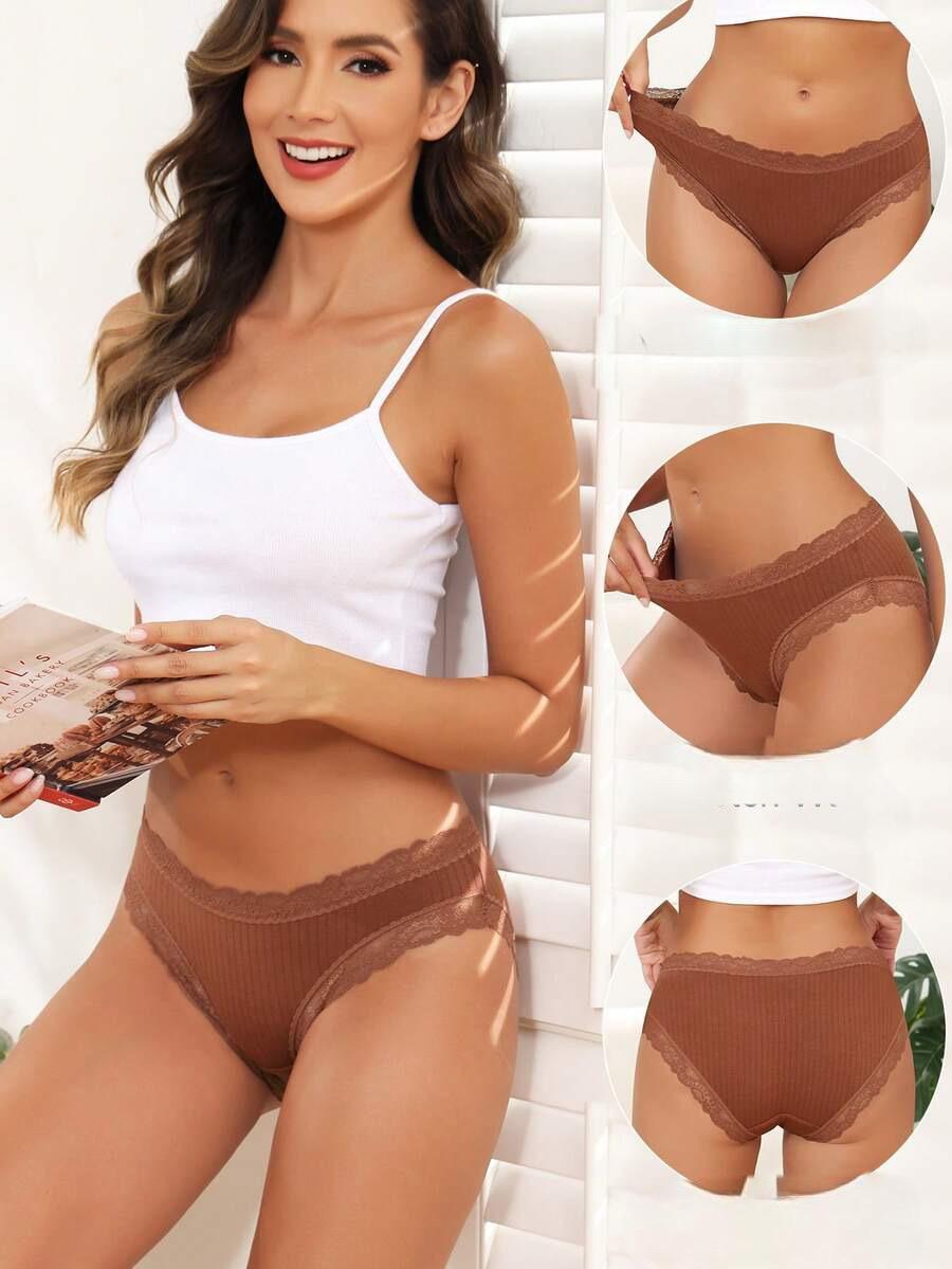 9er Pack Damen Baumwollunterwäsche weich und dehnbar