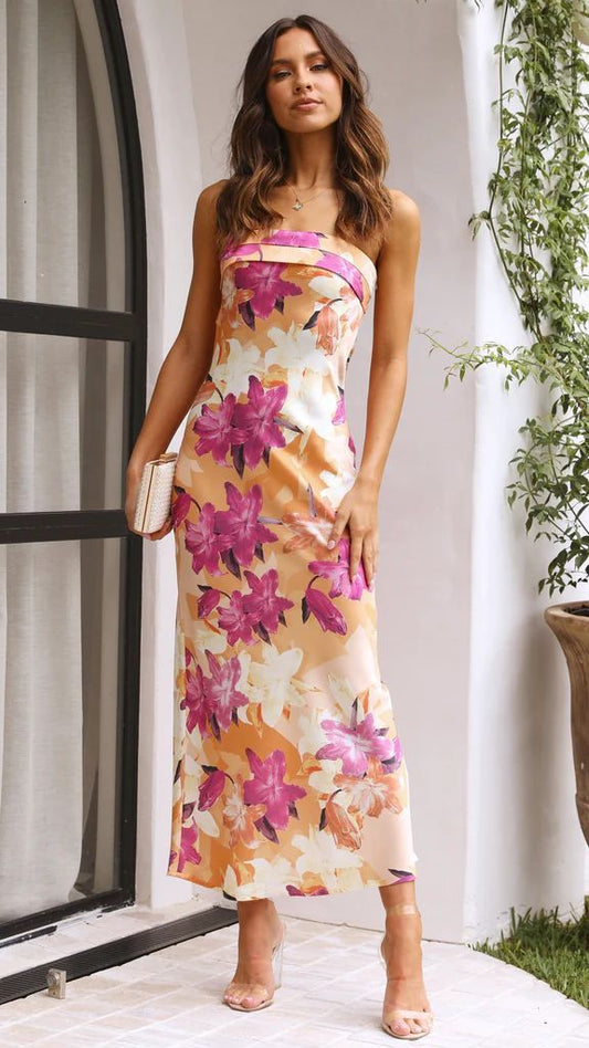 Rückenfreies Böhmisches Kleid