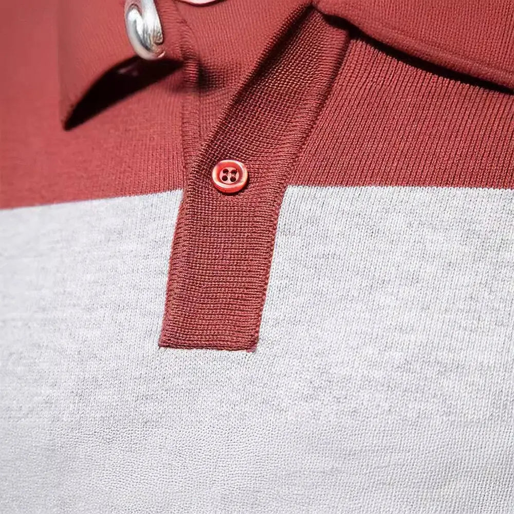Knit Color Half Zip-Strickwaren