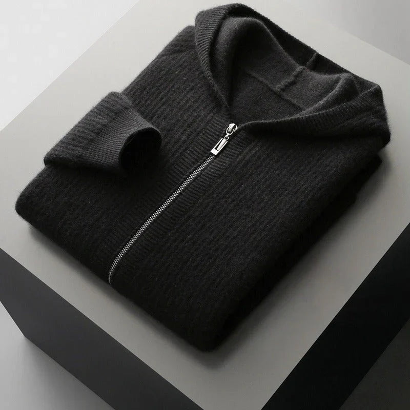 Herren Winter Hoodie aus Wolle