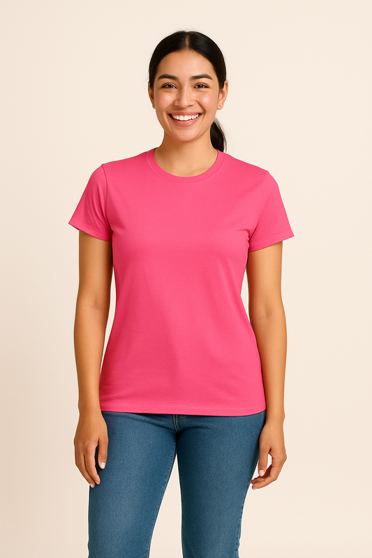 HERBERGER | Damen T-Shirt Baumwolle mit klassischem Schnitt für Freizeit & Stil