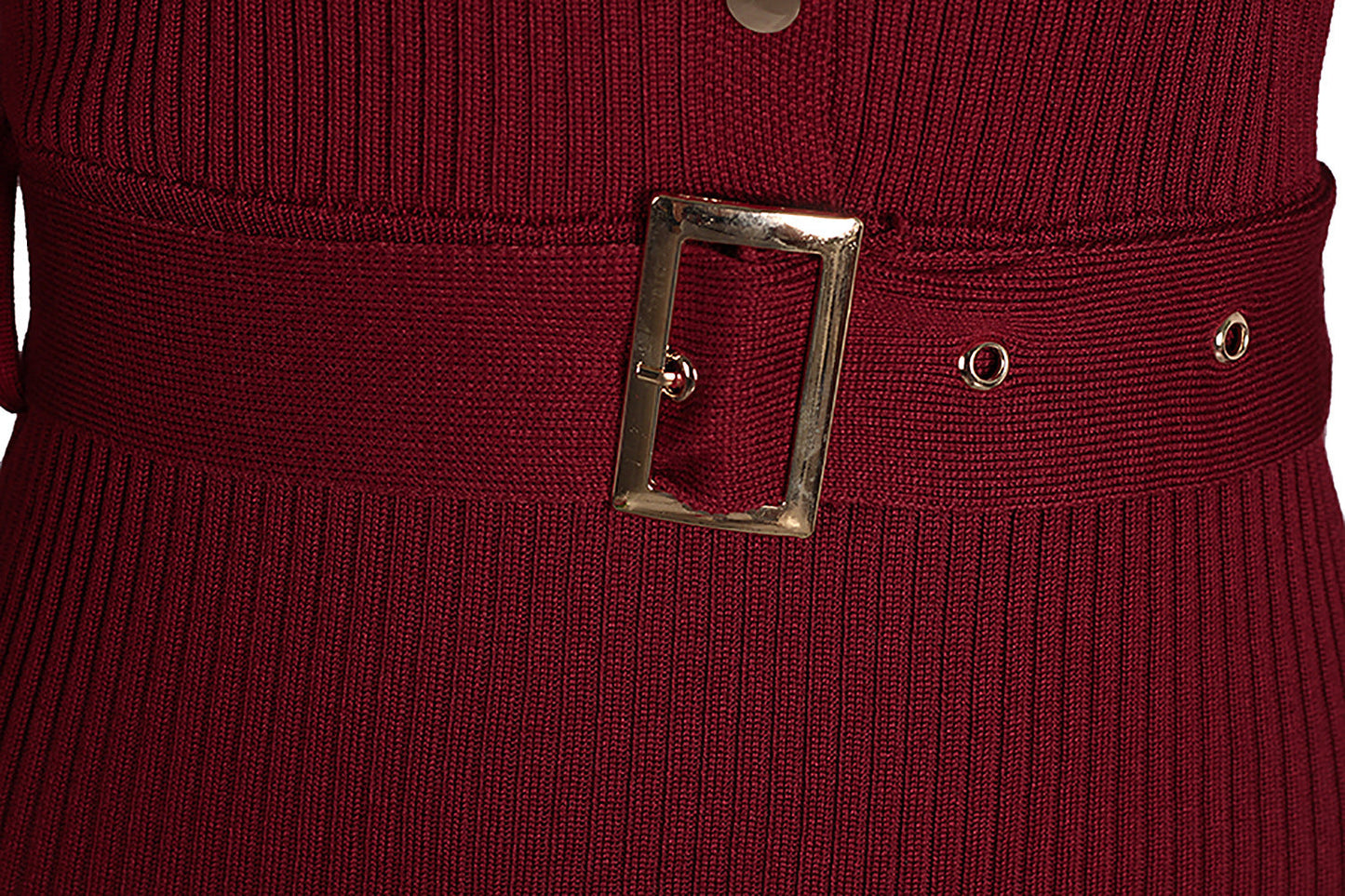 Langärmliges Strickkleid