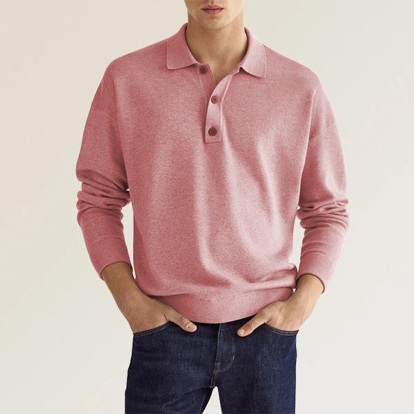 Herren Langarm-Poloshirt