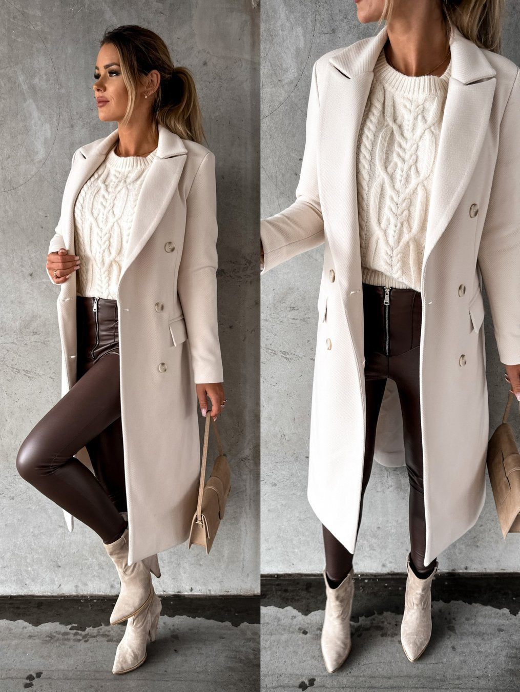 Selin™ Herbst Wollmantel