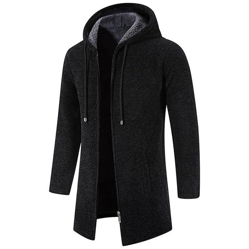 Wolljacke mit Kapuze für Männer