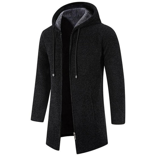 Wolljacke mit Kapuze für Männer