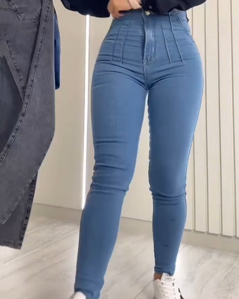 Jeans mit Hoher Taille