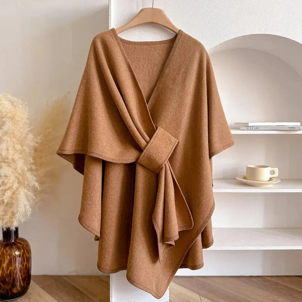 OLEA Eleganter Poncho Schal