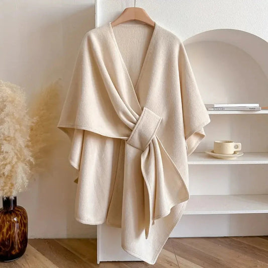 OLEA Eleganter Poncho Schal