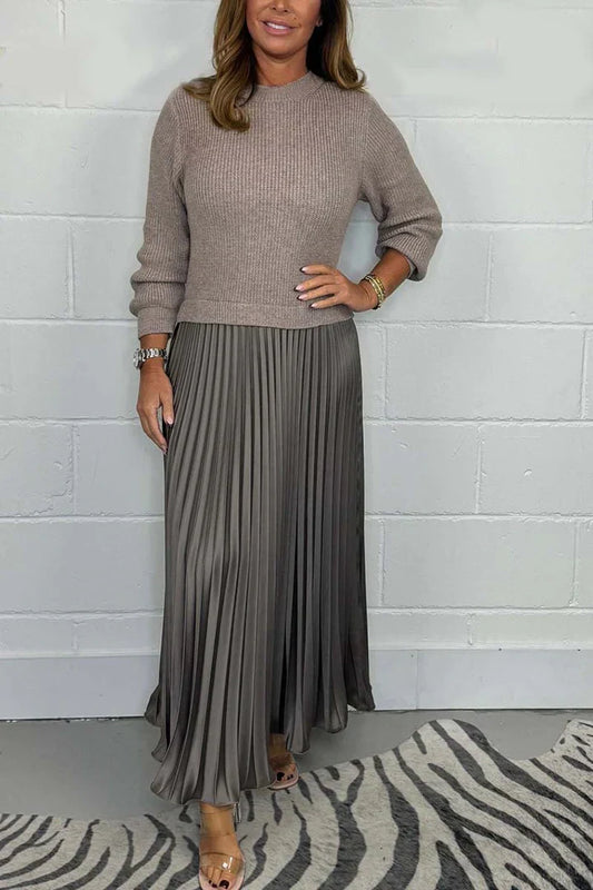 2 in 1 Kleid Pullover