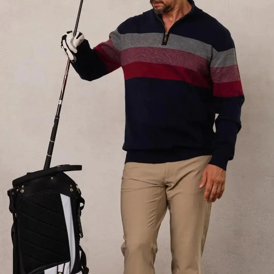 Exquisiter Pullover mit hohem Kragen