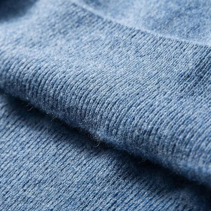 Kaschmir V-Ausschnitt Strickpullover