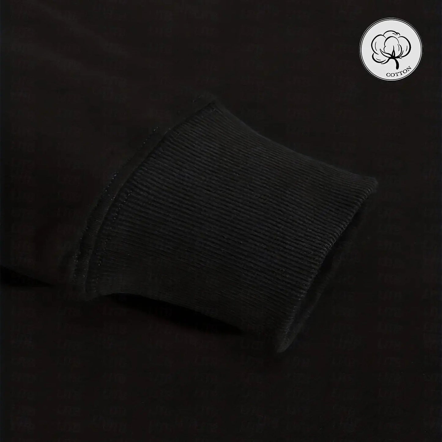 Zip Black Lapel Sports Hoodie Sweatshirt