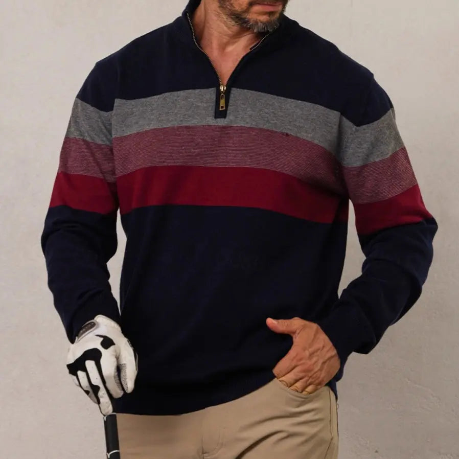 Exquisiter Pullover mit hohem Kragen