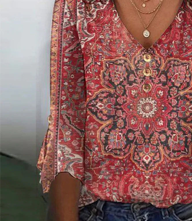 Bordeaux Eleganz Top
